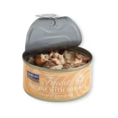 Fish4Cats Finest - sardina con gamberetti, lattina da 70g