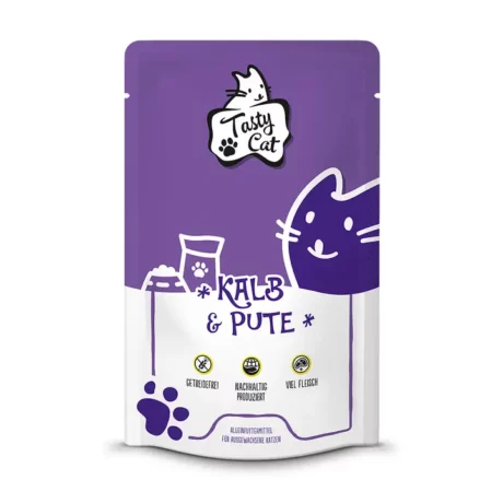 TastyCat Classic - Vitello e tacchino bustina da 125g