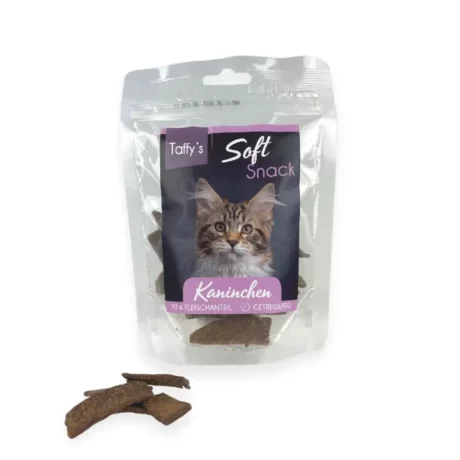 Taffy's - Snack per gatti a base di coniglio, 50g