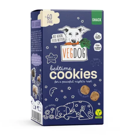 VEGDOG - Biscotti vegani della buonanotte per cani, 400g