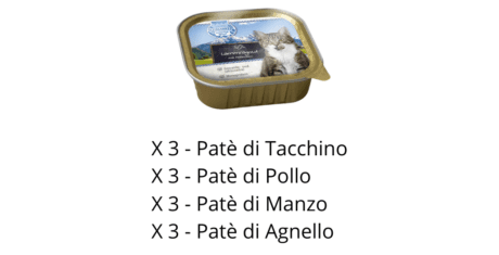 Sandras prelibatezze - Mix di prova - Multipack 12 scatolette da 100g