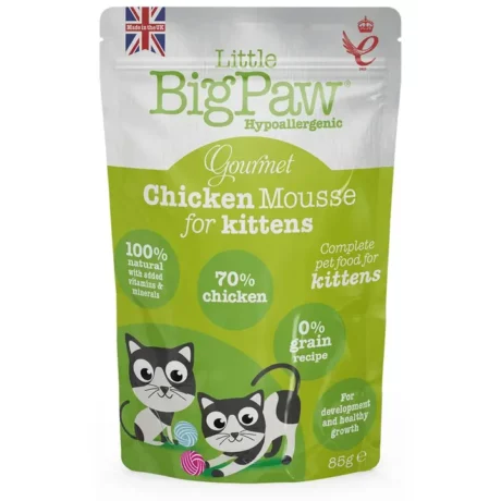 Little Big Paw - mousse di pollo per kitten - bustina da 85g